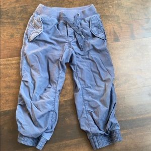 Baby Gap jersey lined play pants, 3t